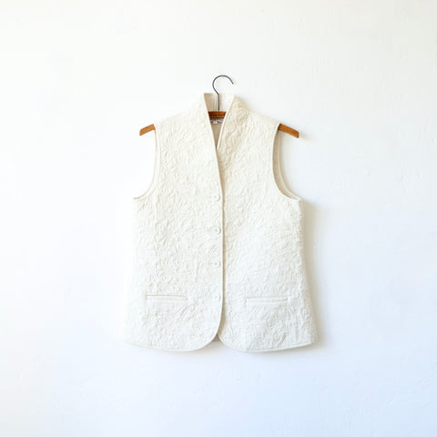 Rubia & Neel Quilted Vest - Cream