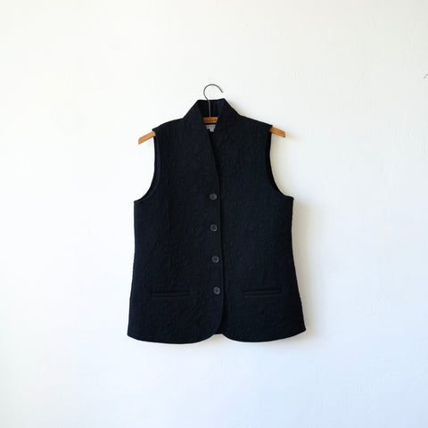 Rubia & Neel Quilted Vest - Black