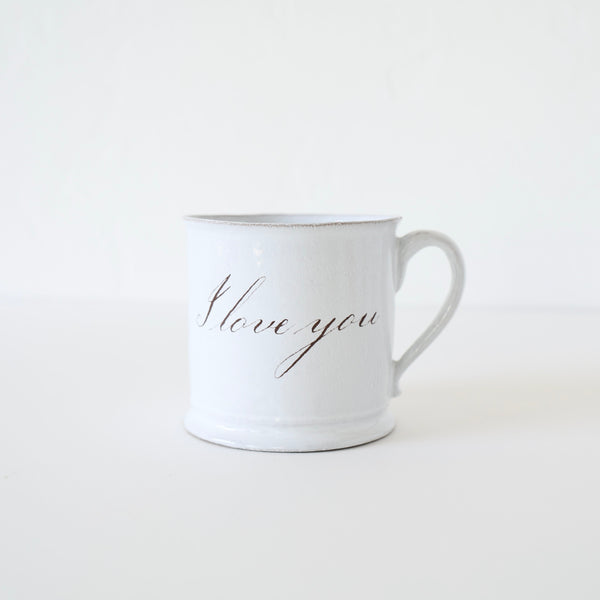 Astier de Villatte + John Derian Large Mug - I Love You | Bon