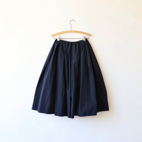 Manuelle Guibal Elastic Pleated Skirt - Navy