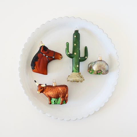 Blown Glass Ornaments - The West - 4 Options