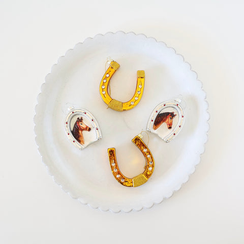 Blown Glass Ornaments - Lucky! - 2 Options