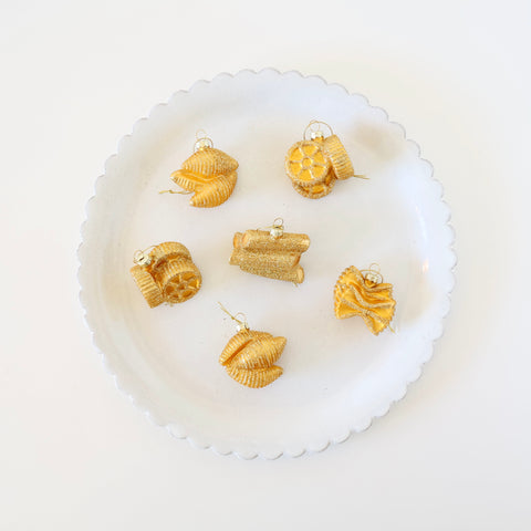 Blown Glass Ornaments - Pasta - 4 Options