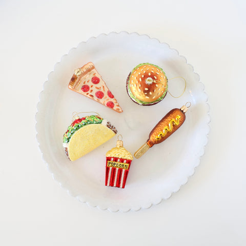 Blown Glass Ornaments - Fun Food #1 - 5 Options