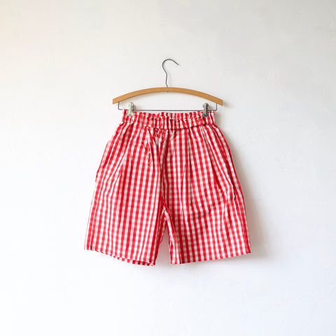 Eleph Lucy Short - Red Check