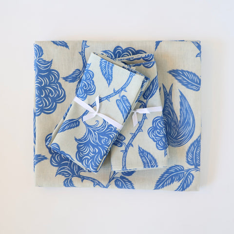 Patch NYC Hawthorn Garden Linen Tablecloths and Napkin Sets