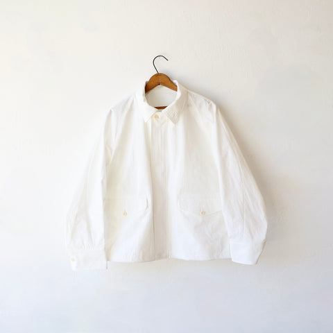 Aseedonclöud Zipper Jacket - White