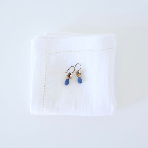 Riversong Brazilian Blue Quartz Earrings