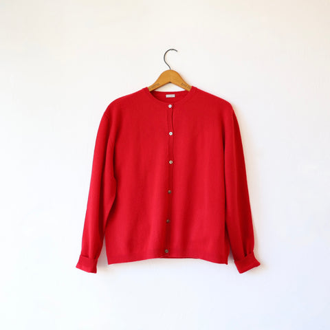 Makié Wool/Cashmere Cardigan - Red