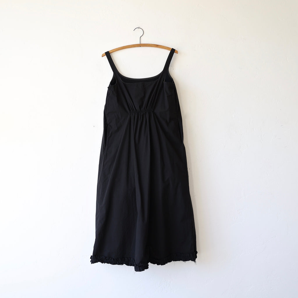 Sula Ruffle Hem Dress - Black