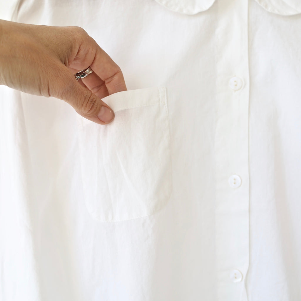 Sula Peter Pan Collar Shirt - White