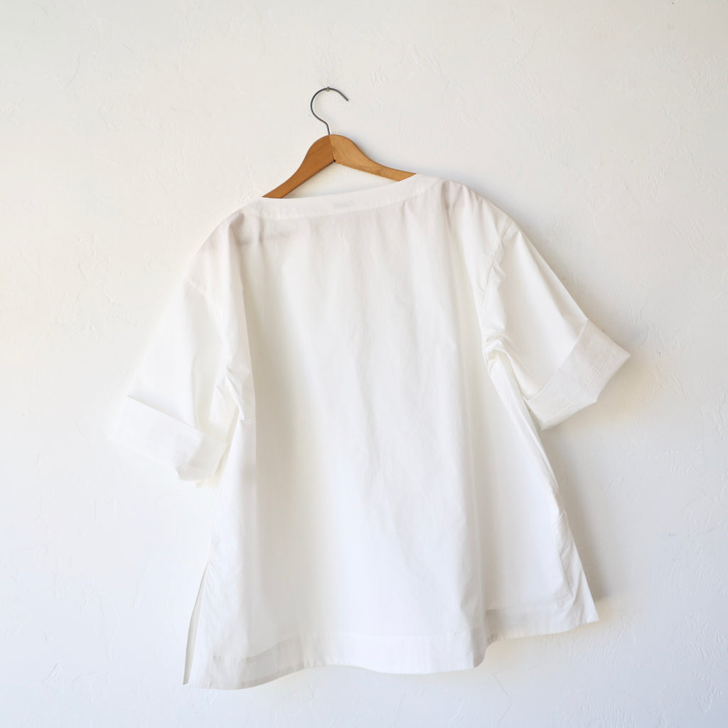 Apuntob Oversize Cotton Shirt - White