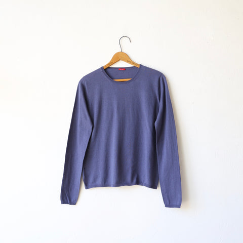 Apuntob Cotton Cashmere Pullover -  Sugar Blue