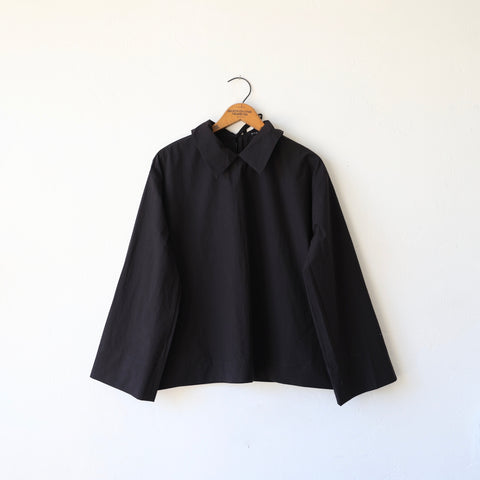 Bon Pointed Collar Shirt - Black