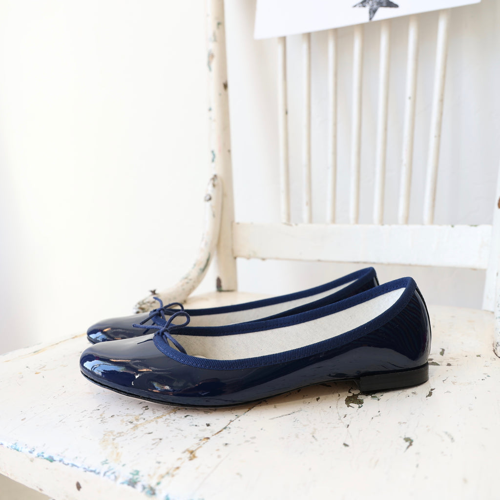 Repetto Ballerinas Navy Patent