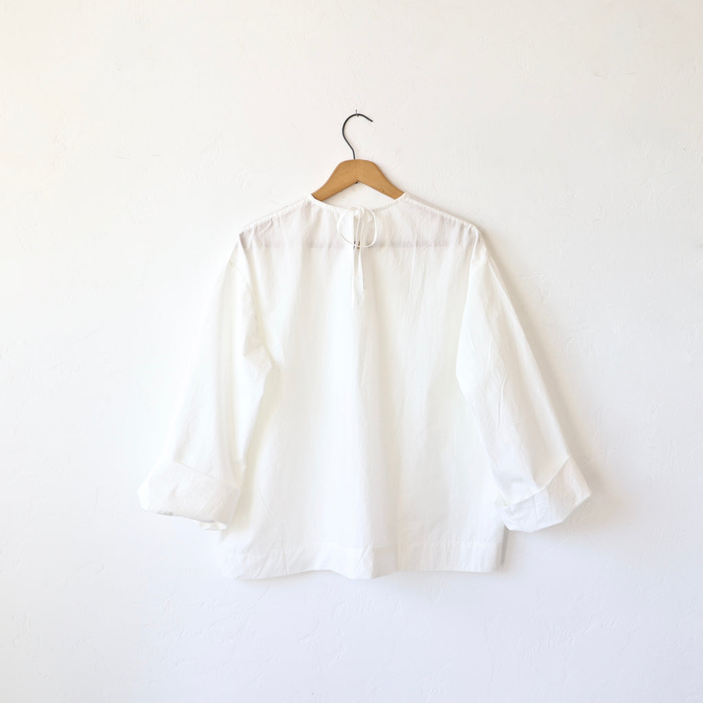 Bon Tie Back Shirt - White