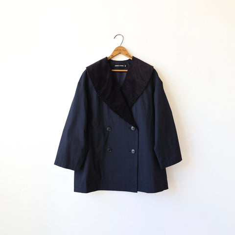Nicholson & Nicholson Shawl Collar Coat - Navy
