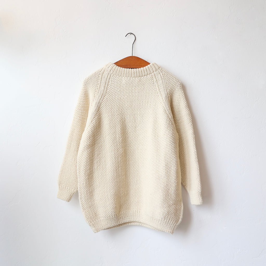 Ound Hand Knit Roble Pullover - Ivory