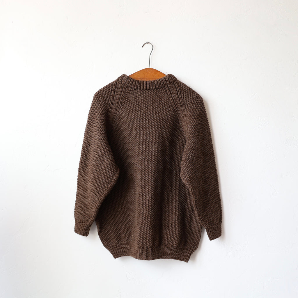 Ound Hand Knit Roble Pullover - Earth