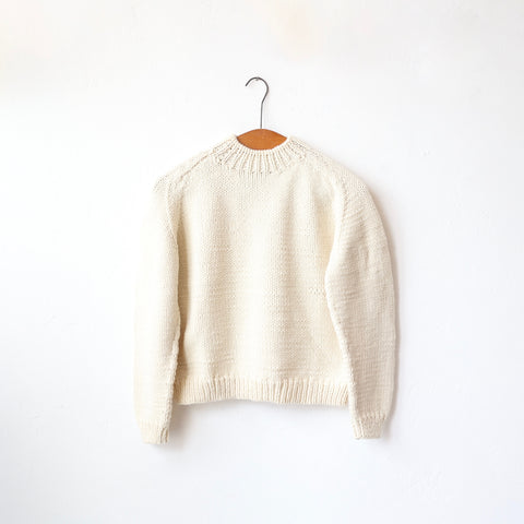 Ound Hand Knit Molle Sweater - Ivory