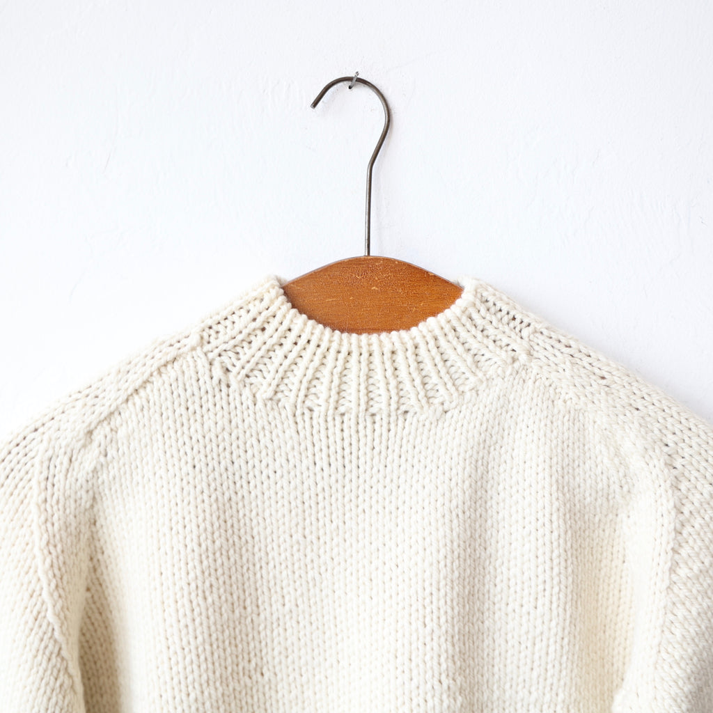 Ound Hand Knit Molle Sweater - Ivory