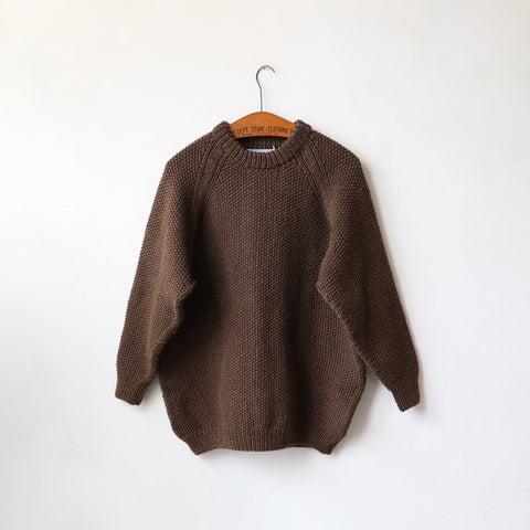 Ound Hand Knit Roble Pullover - Earth