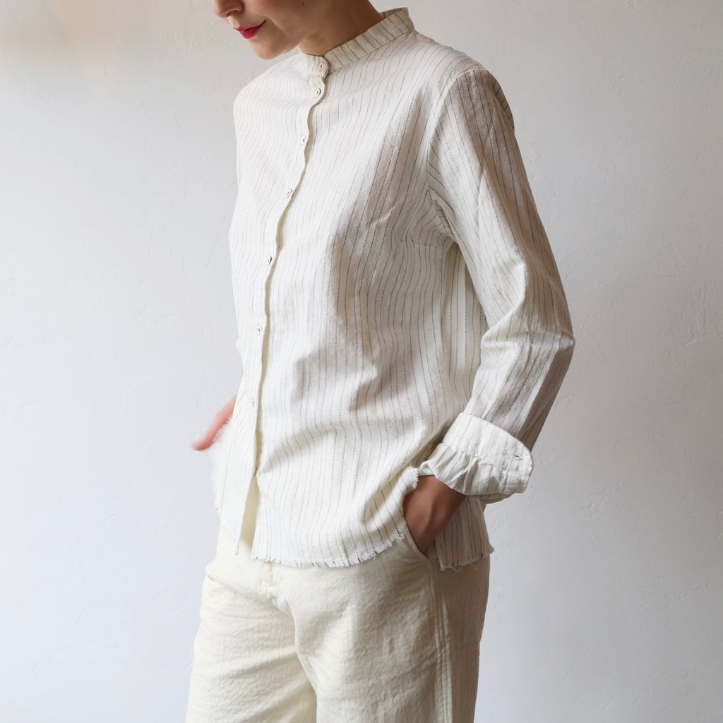 Hannoh Wessel Soft Cotton Shirt - Pin Stripe