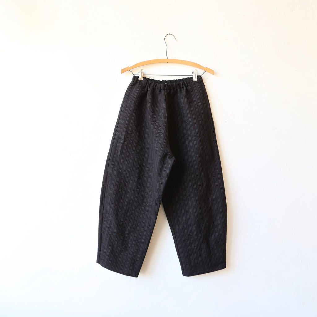 Apuntob Wool/Cotton Trousers - Chocolate Stripe
