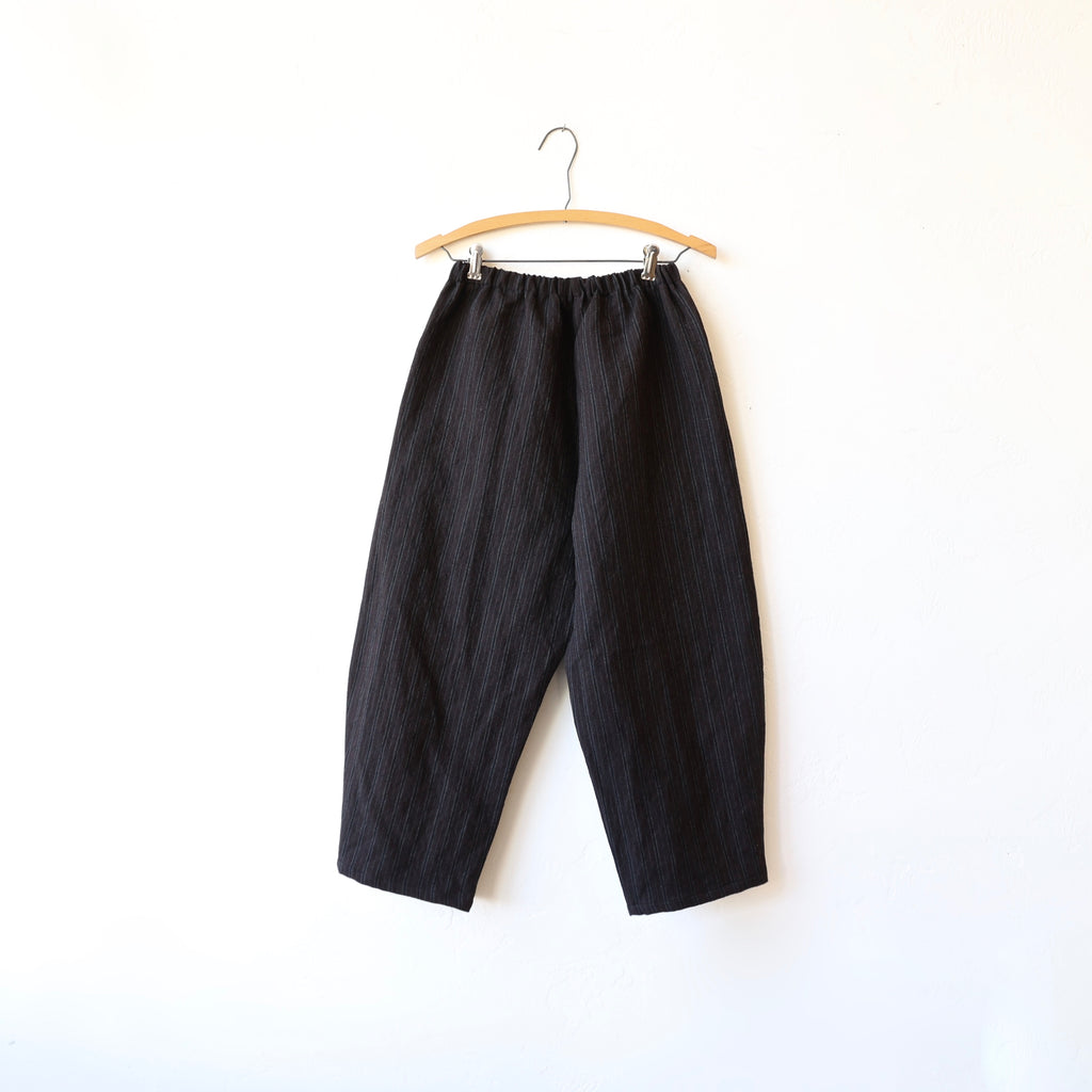 Apuntob Wool/Cotton Trousers - Chocolate Stripe