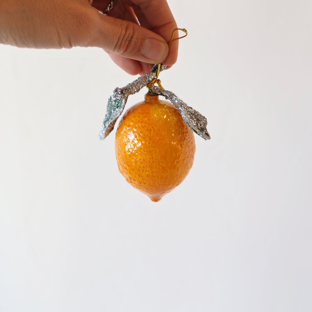 Blown Glass Ornaments - Fruit - 10 Options