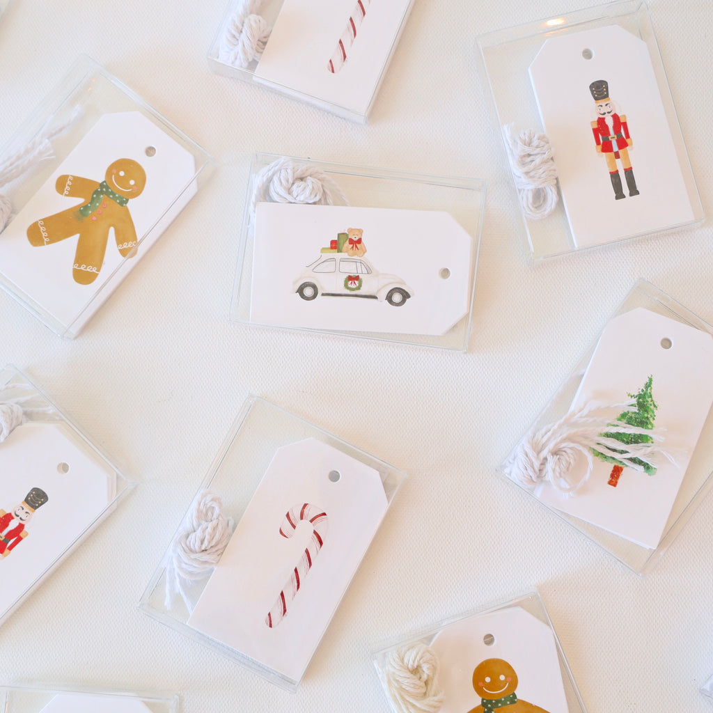 Pack of 6 Holiday Tags - 5 Options