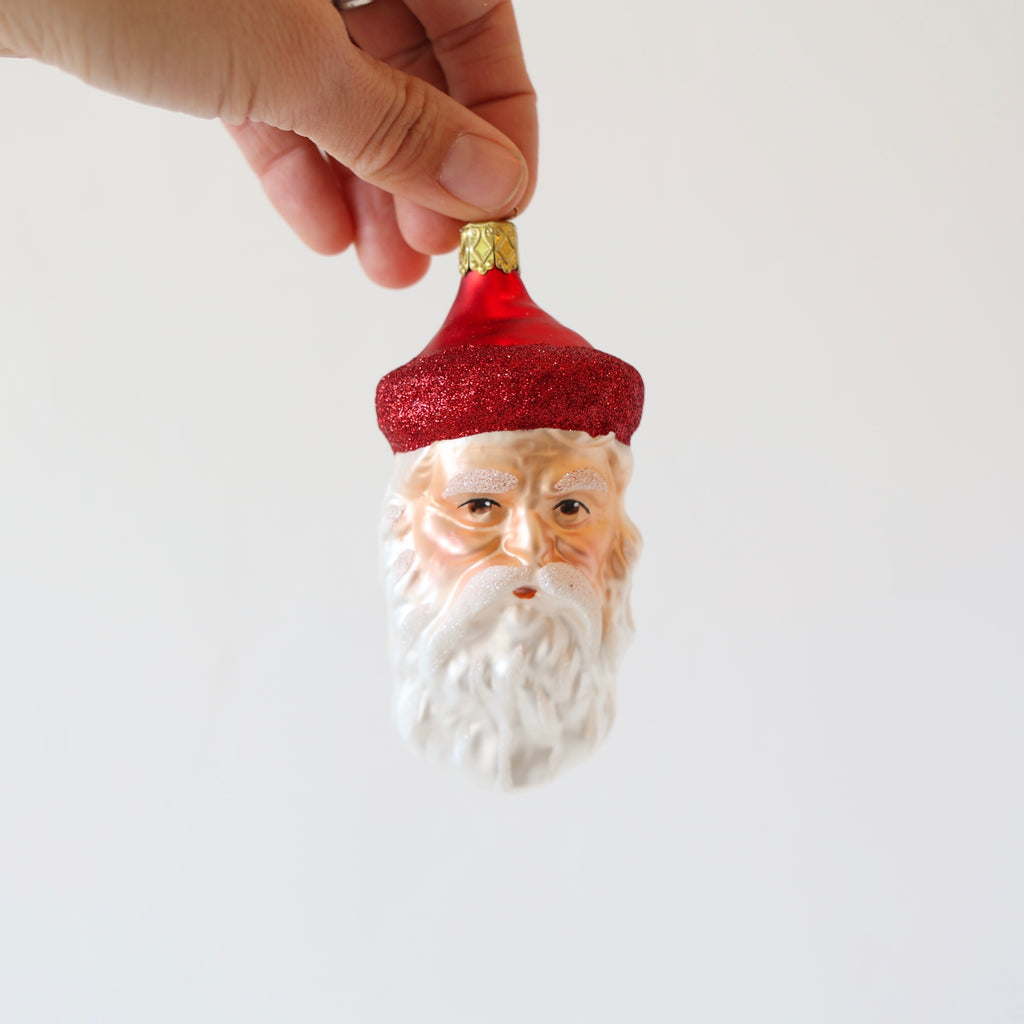 Blown Glass Ornaments - Santas and Christmas Tree - 5 Options