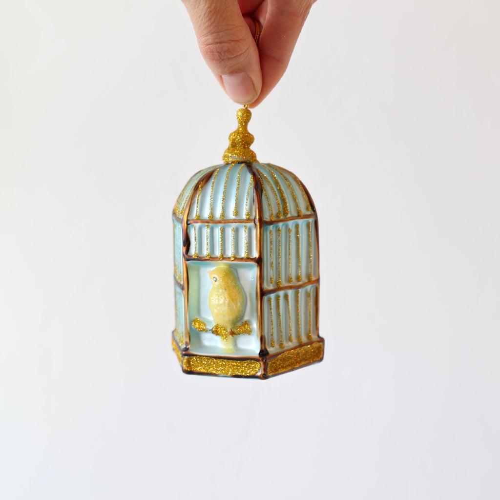 Blown Glass Ornaments - Birds, Etc. - 4 Options