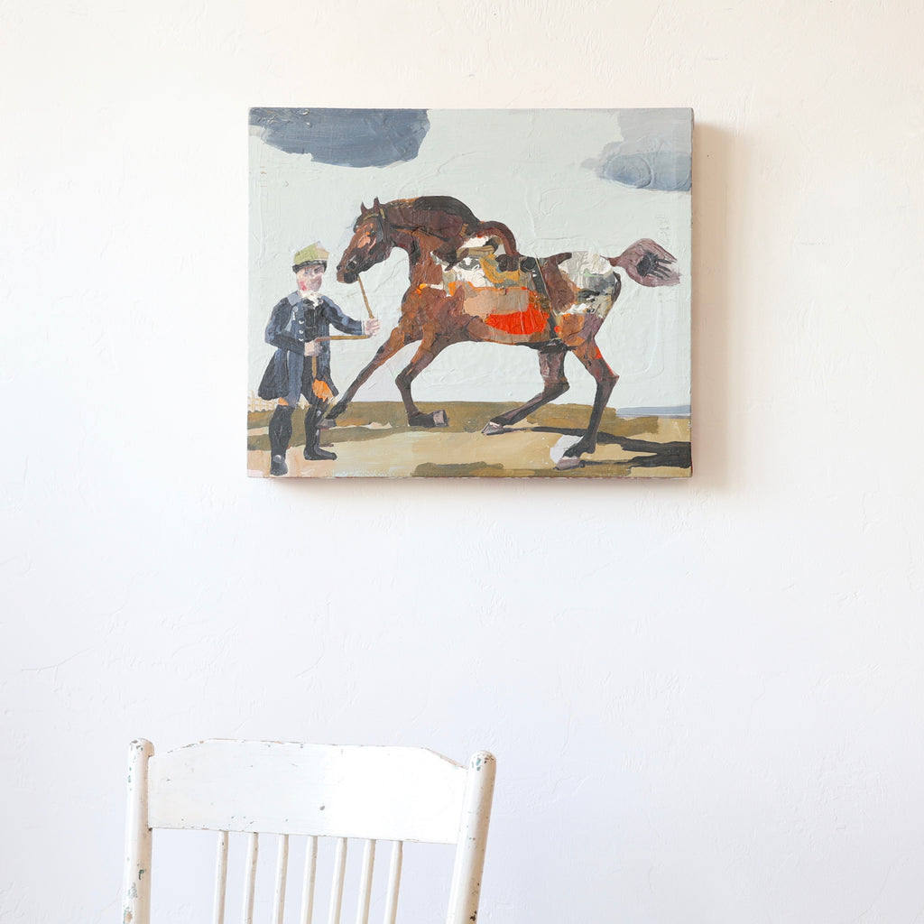 Graham Mears Painting - "The Stallion"