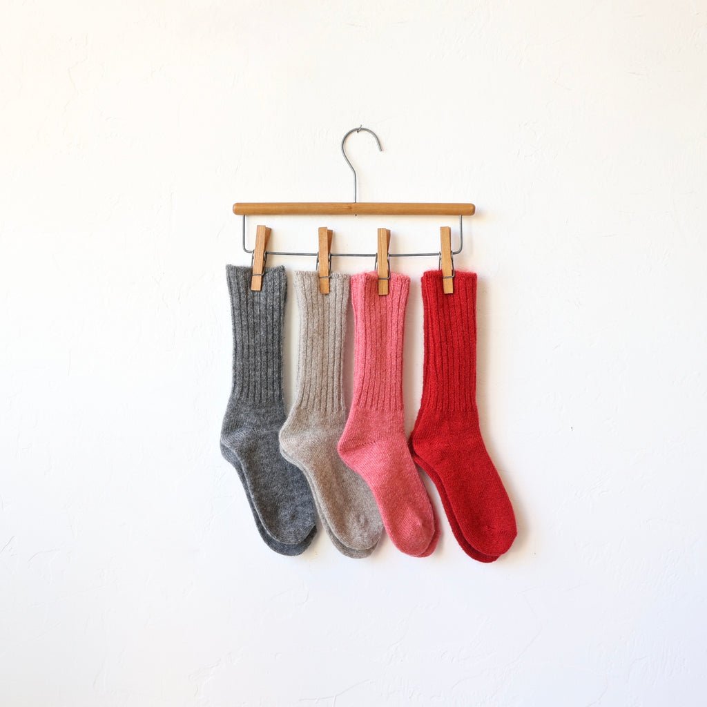 Fog Linen Mohair Socks - 4 Colors
