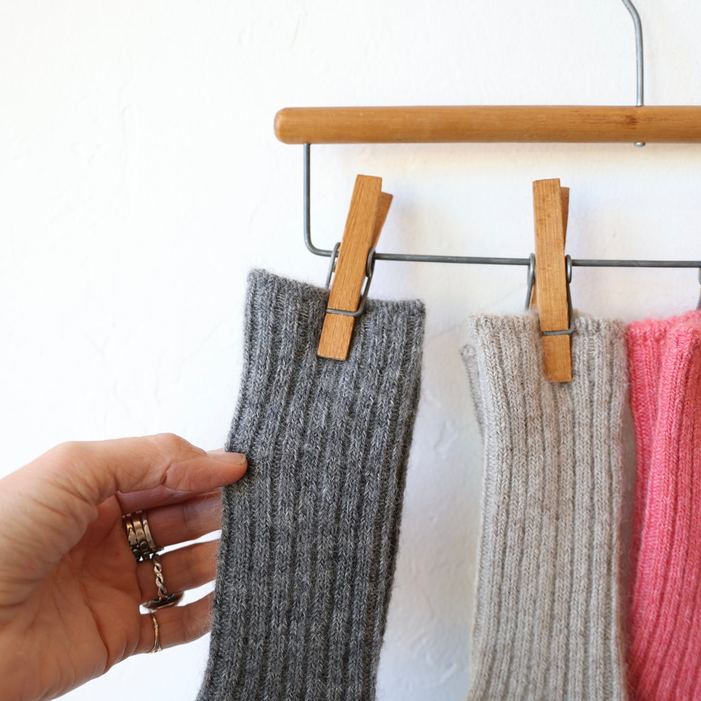 Fog Linen Mohair Socks - 4 Colors