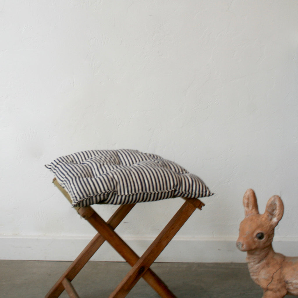 Seat Cushion, Narrow Stripe