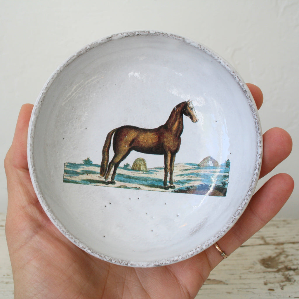 Astier de Villatte + John Derian Horse Dish | Bon Astier de Villatte + John Derian Horse Dish | Bon