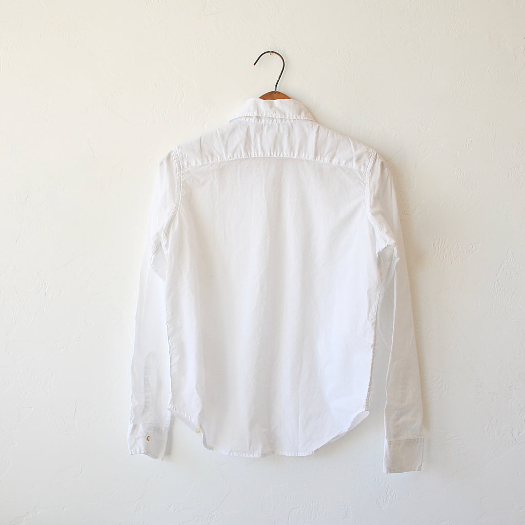 Pip Squeak Chapeau Boy Shirt - White Cotton Batiste