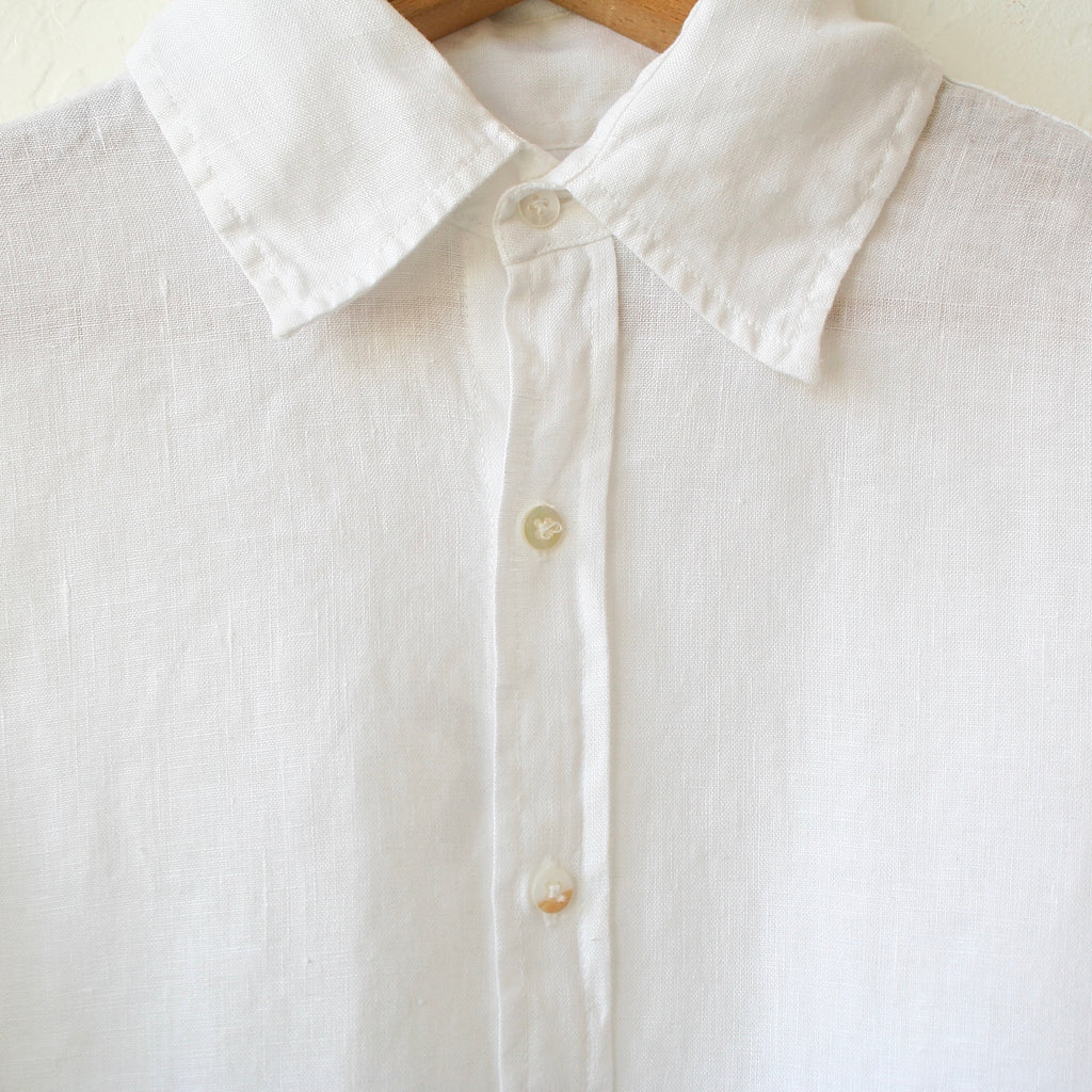 Pip Squeak Chapeau Boy Shirt - White Linen