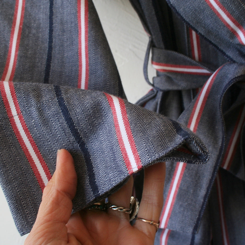 P. Le Moult Robe - Red and Blue Stripes