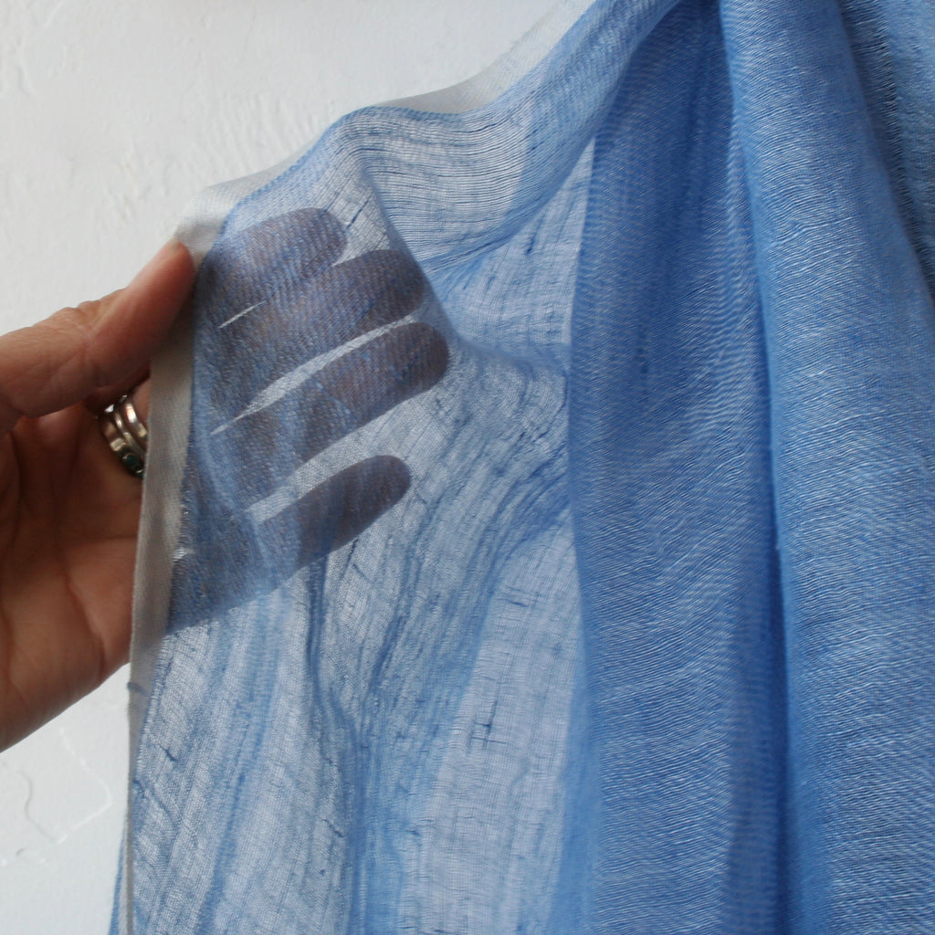 Epice Linen Scarf - Forget Me Not