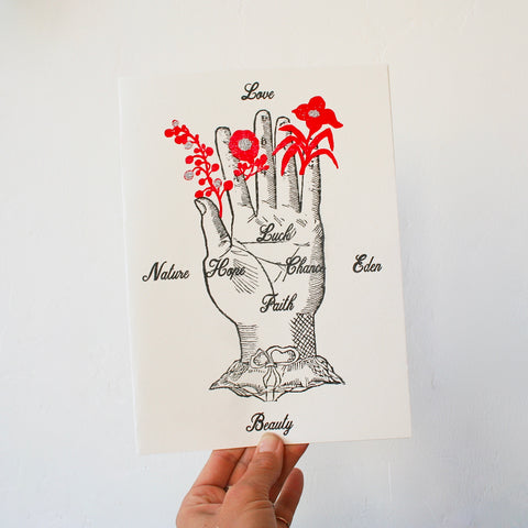 Minnieolga Hand of Hope Card