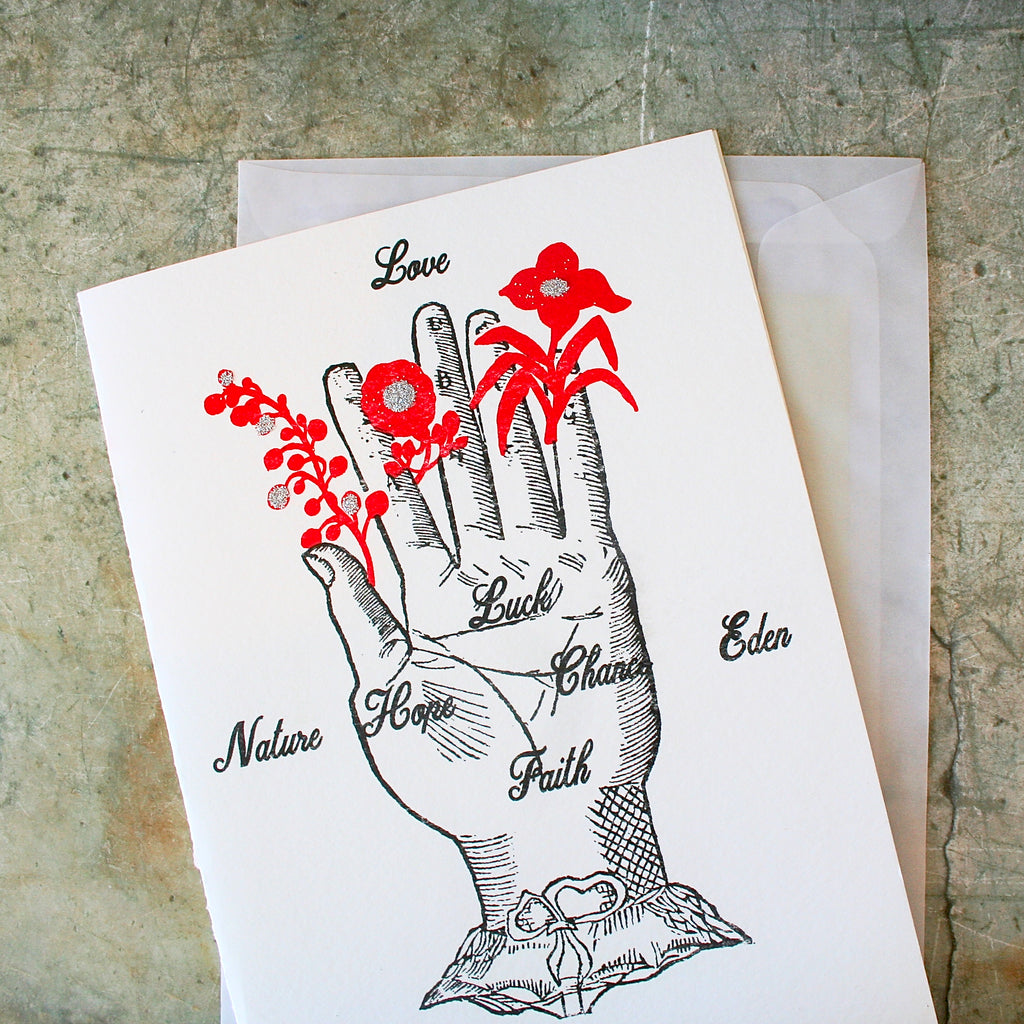 Minnieolga Hand of Hope Card