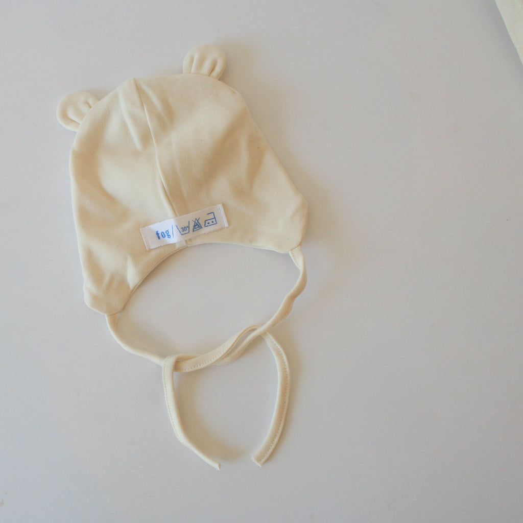 Fog Linen Organic Cotton Baby Pilot Hat
