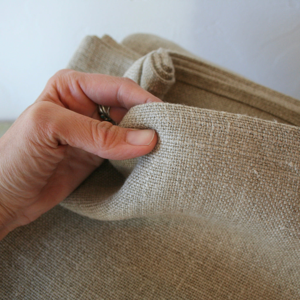 Thieffry Natural Linen Tablecloths - 2 Sizes