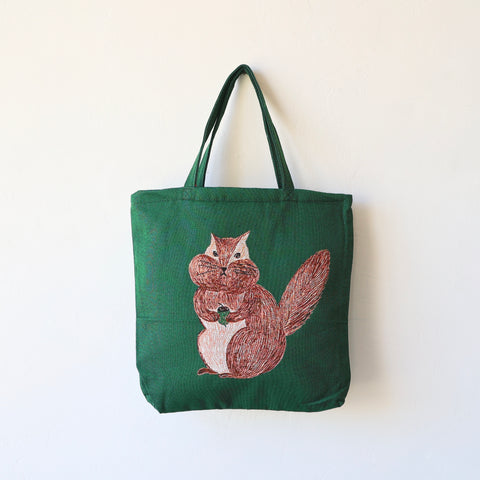 Matsuo Miyaki Large Tote Bag - Squirrel
