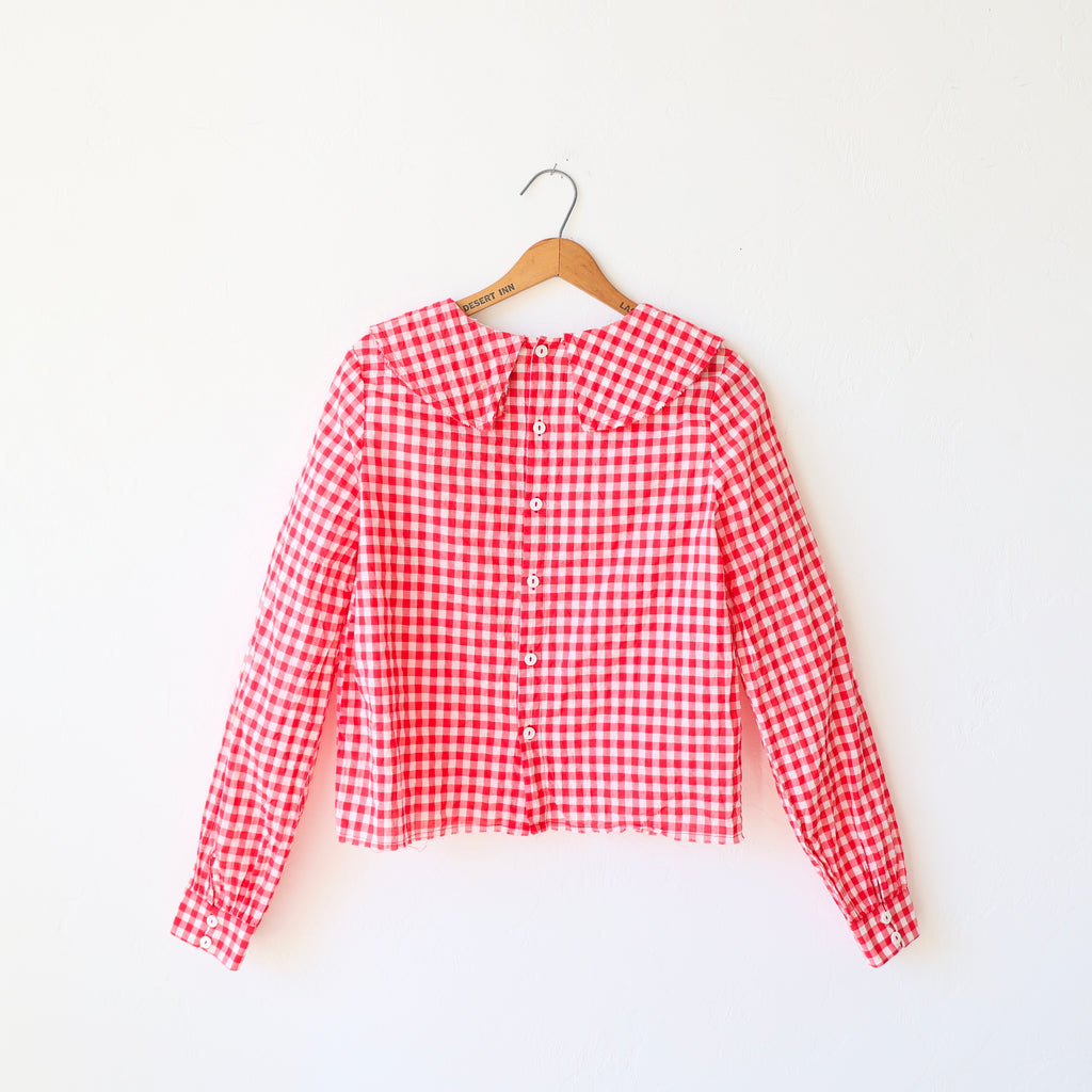 Sula Dusk Blouse - Red Gingham