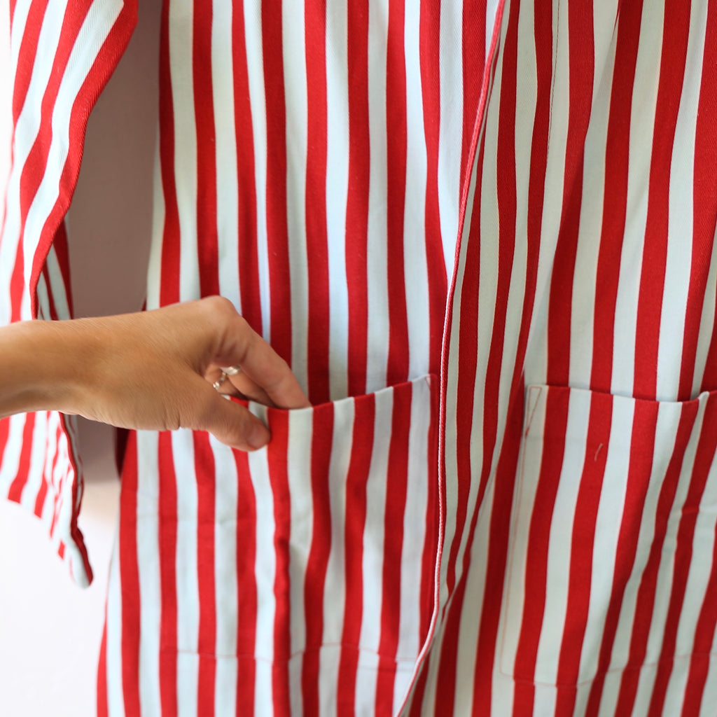 P. Le Moult Robe - Red Stripes