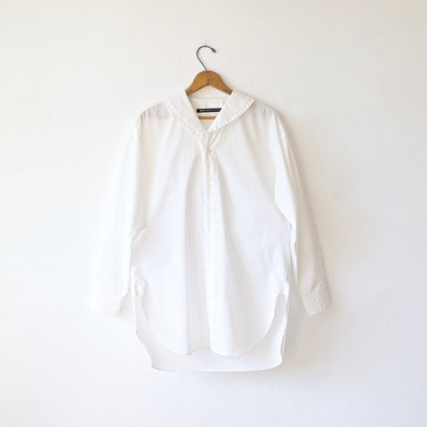 Nicholson & Nicholson Shawl Collar Shirt - White